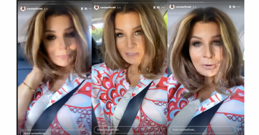 Carola Häggkvist firar in sommaren med en ny look! Carola Häggkvists hår