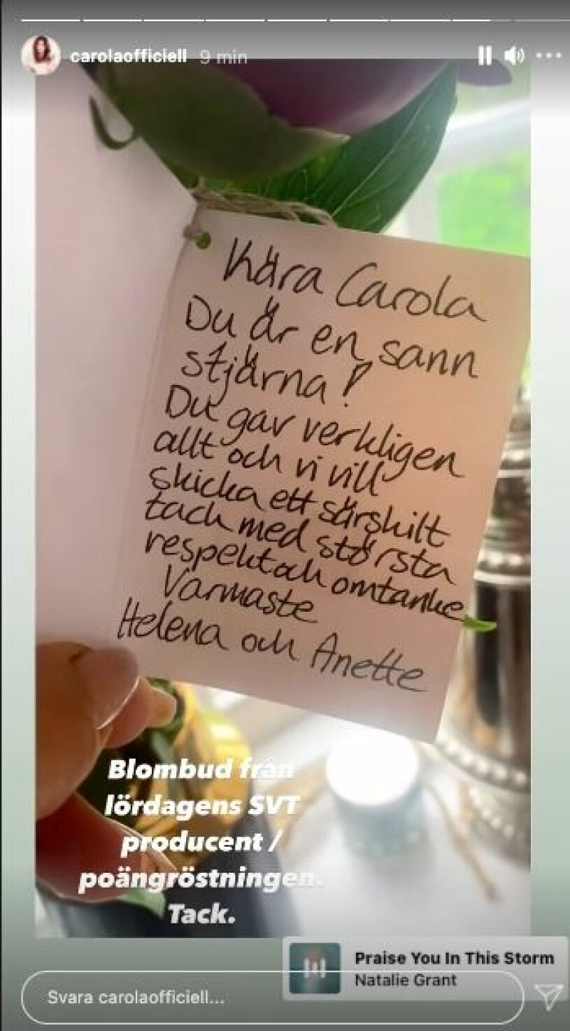 Carola Häggkvist Instagram