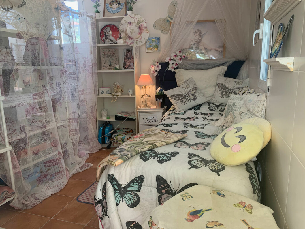 I det nyinredda gästrummet Casa Mariposa sover man som en ängel! I det nyinredda gästrummet sover man som en ängel!