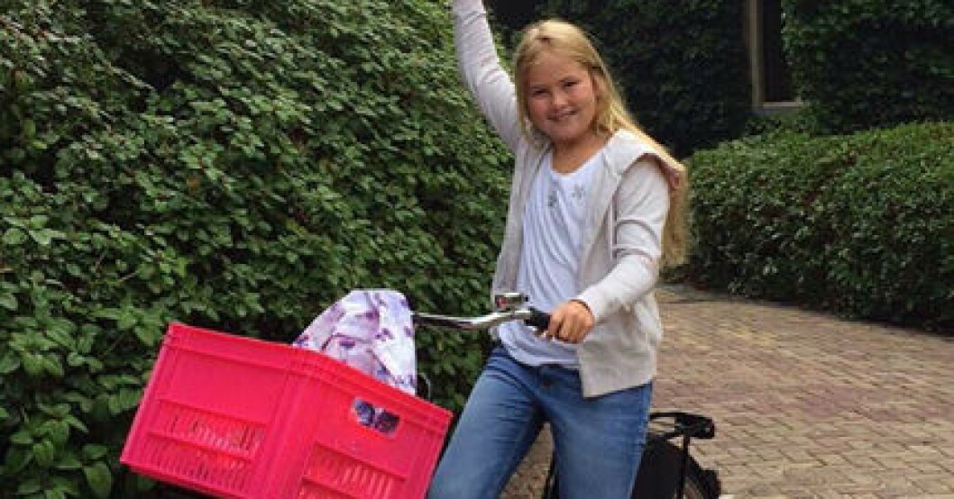 Kronprinsessan Catharina Amalias första dag i skolan
