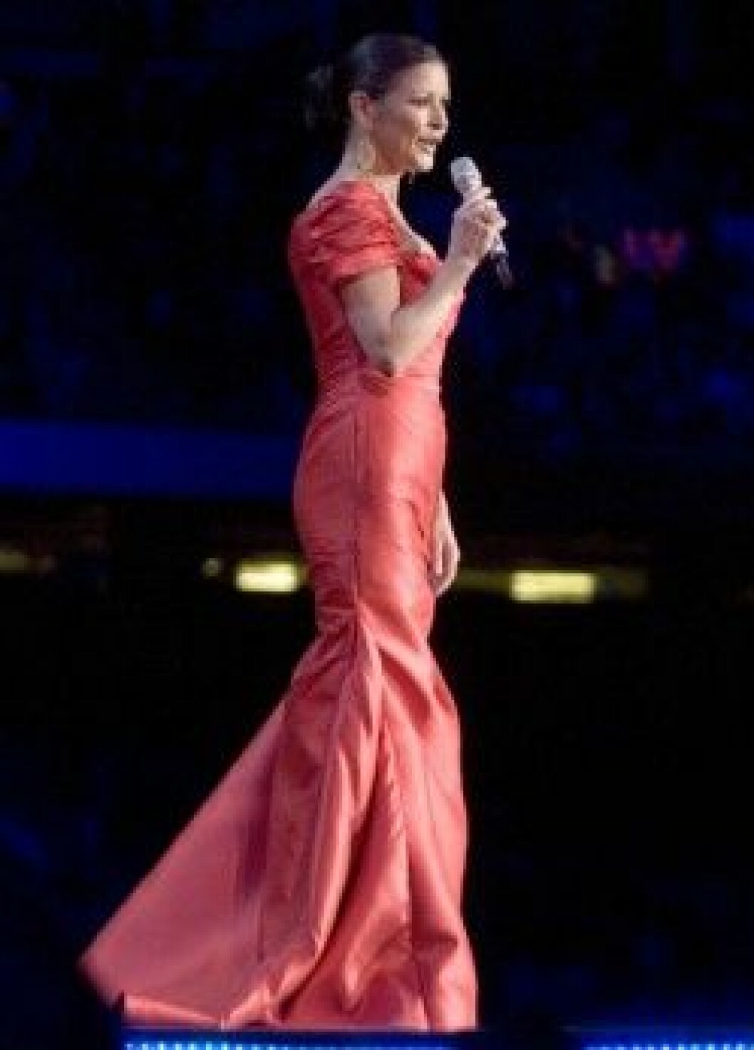 Catherine Zeta Jones talade under kvällen. Catherine Zeta Jones talade under kvällen.