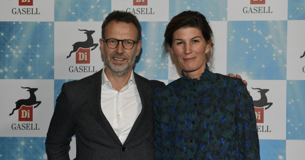 Cecilia och maken Magnus.