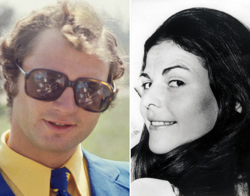 Kungen – då kronprins – på OS i München 1972. Till höger Silvia Sommerlath. Kronprins Carl Gustaf under sommar-OS i München och Silvia Sommerlath