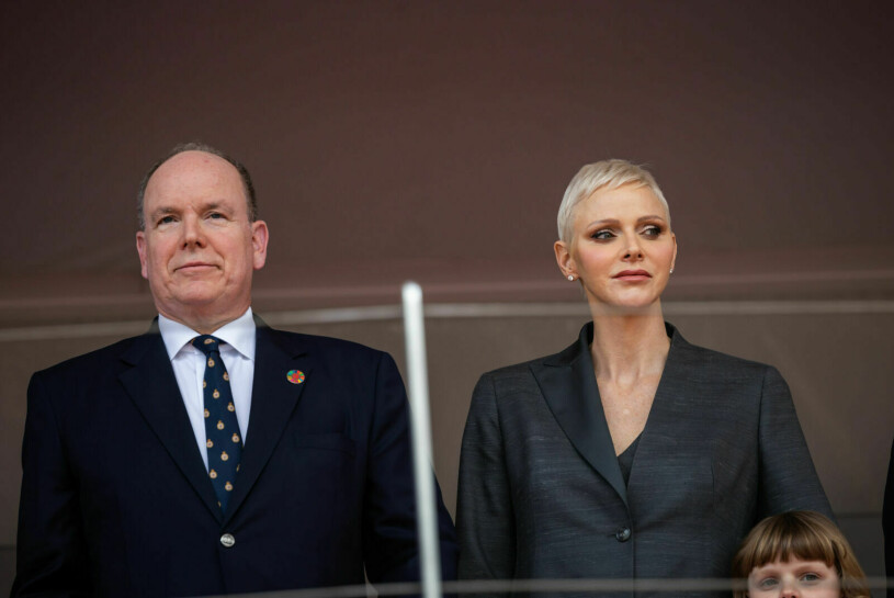 Furst Albert och furstinnan Charlene