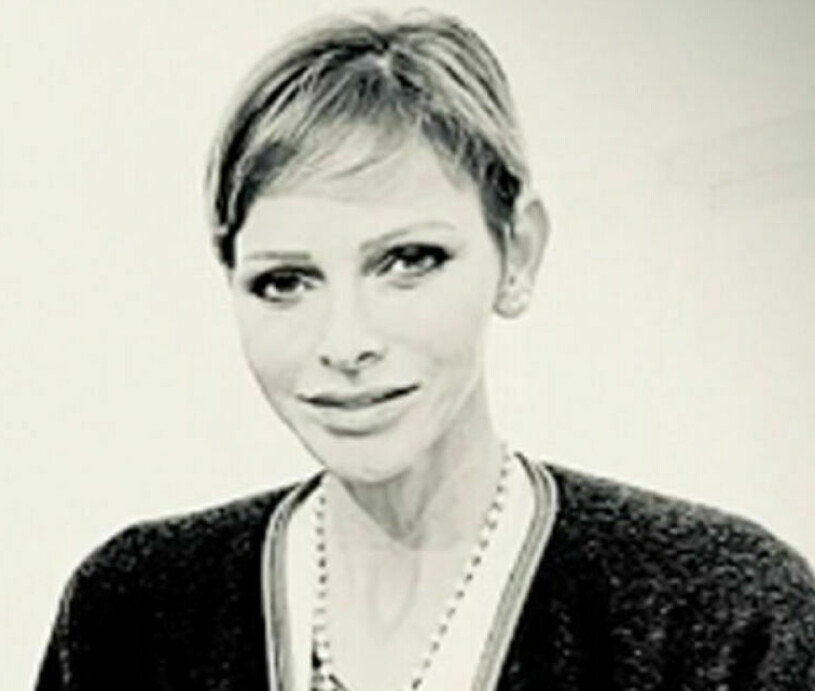 En av de sista bilderna på Charlene innan hon togs in för vård i november. Furstinnan Charlene