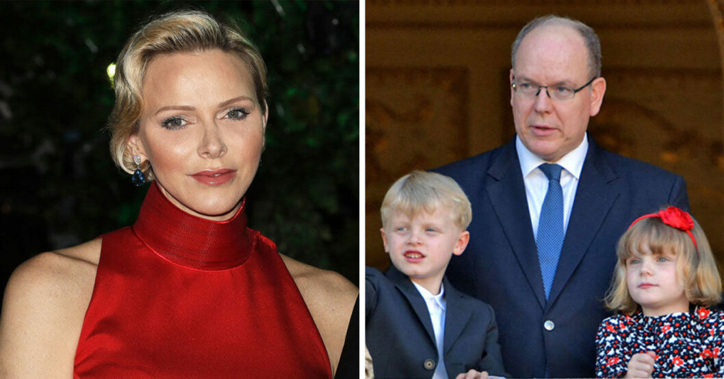 Det var månader sedan Charlene var hemma hos Albert och barnen i Monaco.