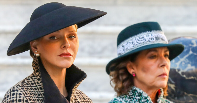 Furstinnan Charlene och prinsessan Caroline – båda två sägs vara fast i kärlekslösa äktenskap. Furstinnan Charlene och prinsessan Caroline