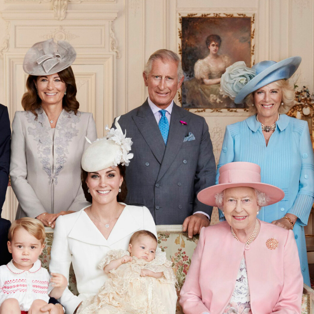 På prinsessan Charlottes dop i juli 2015… Prinsessan Charlottes dop 2015.