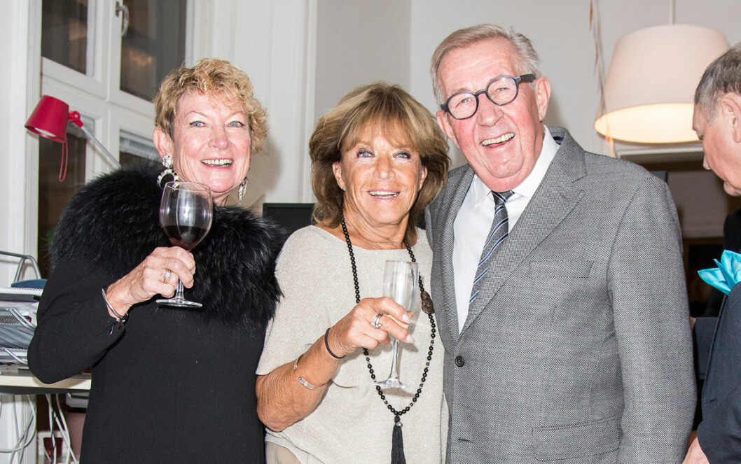 Charles Hammarsten med fru Git och Lill-Babs.