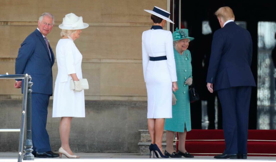 president Trump prins Charles Elizabeth