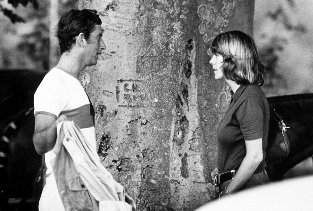Charles och Camilla vid en polomatch 1975. Charles och Camilla vid en polomatch 1975.