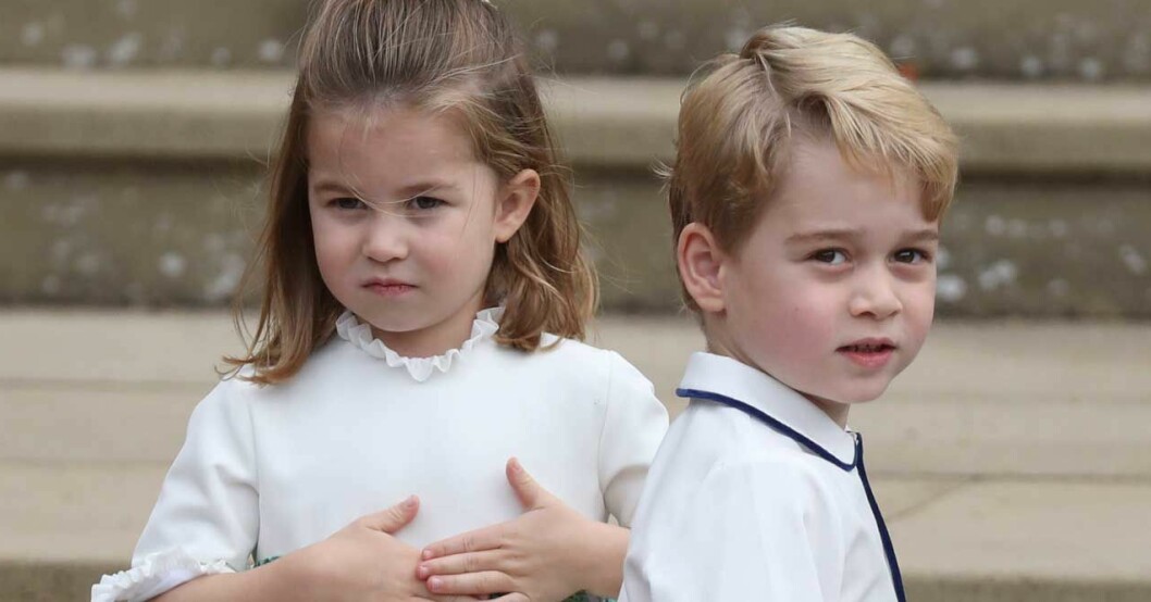prins George och prinsessan Charlotte