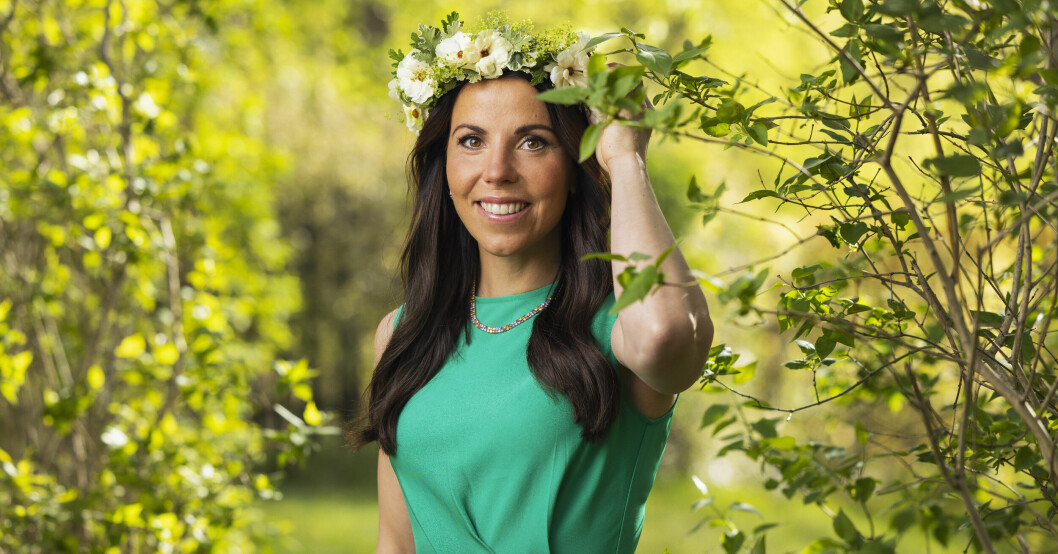 Charlotte Kalla är en av årets sommapratare i P1. Foto: Skidåkerskan Charlotte Kalla