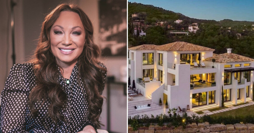 Charlotte Perrellis och Anders Jensens lyxhus i Spanien. Enligt uppgift ska det ha kostat 50 miljoner kronor. Ett ställe värdigt att hylla kärleken i.