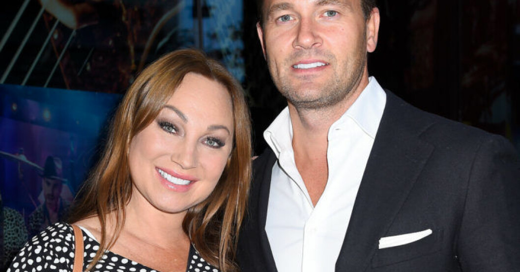 Charlotte med sin man Anders Jensen. charlotte perrelli