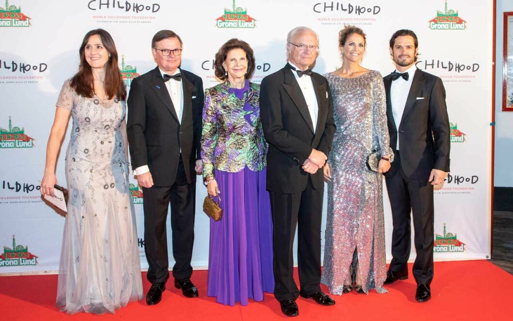 Kungafamiljen gjorde entré med Paula Guillet de Monthoux och Kenneth Bengtsson. prinsessan madeleine childhood