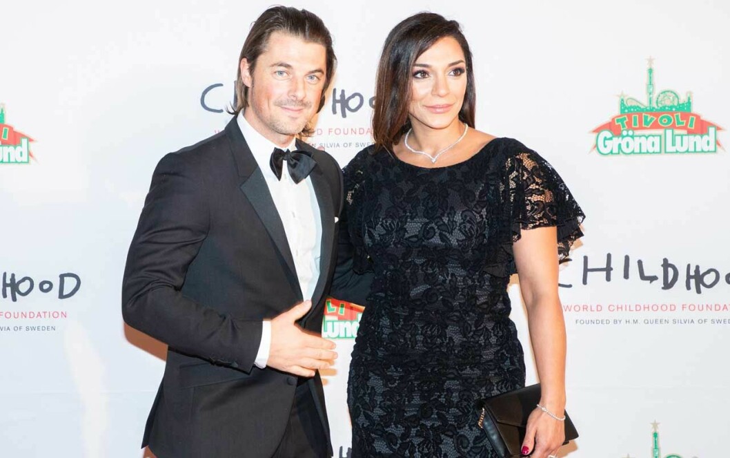 DJ:en Axel “Axwell” Hedfors med hustrun Gloria Haghpasand Hedfors. prinsessan madeleine childhood