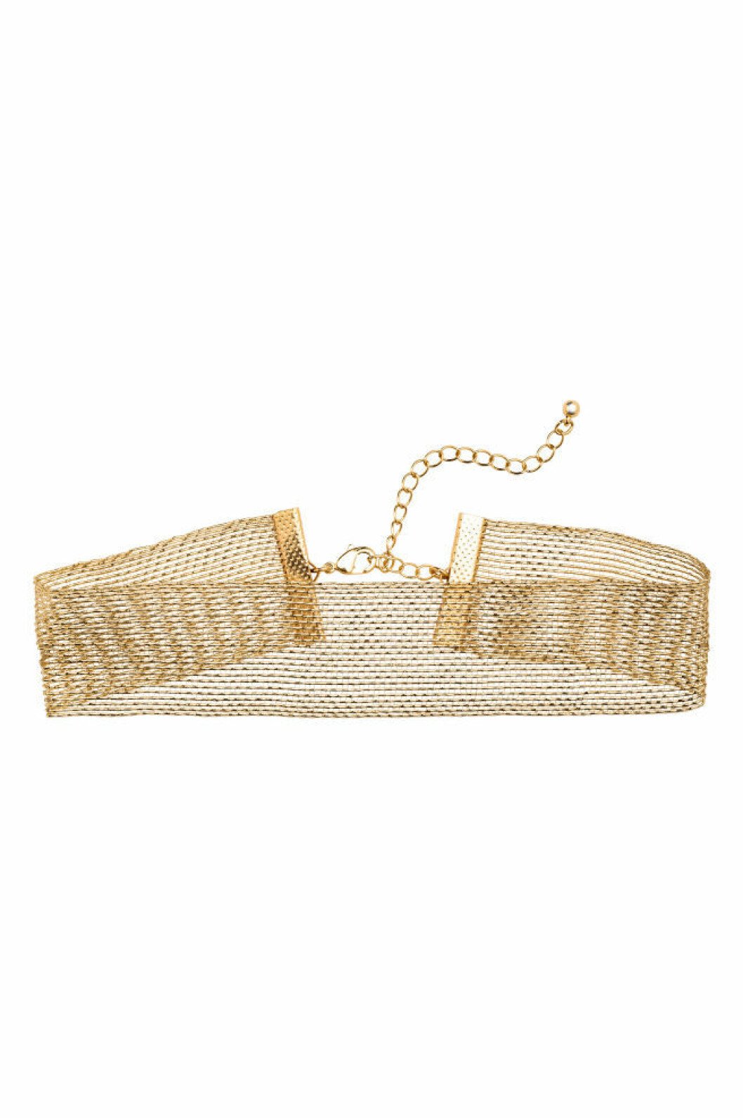 Guldigt chokerhalsband