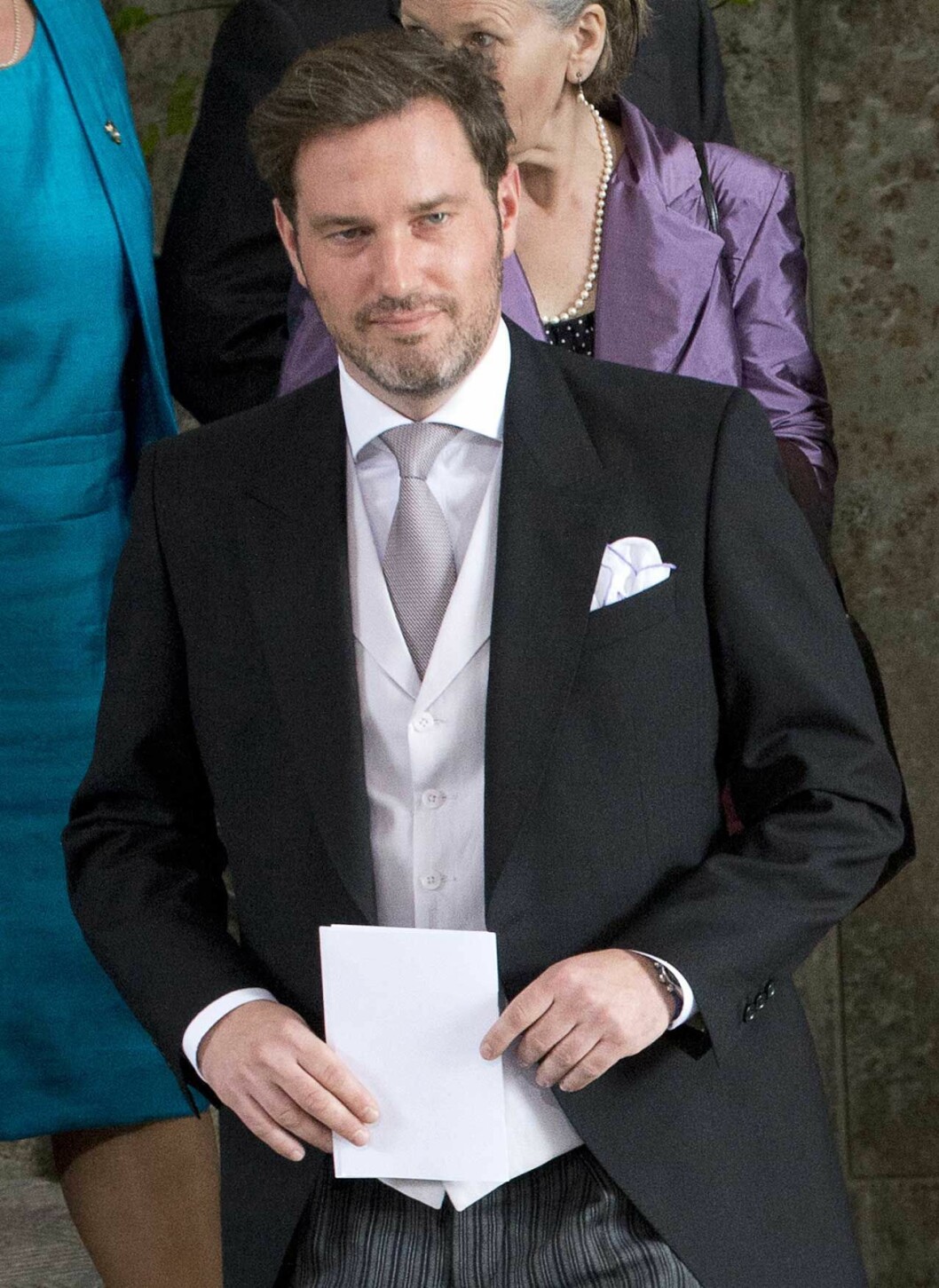 Chris på prinsessan Estelles dop 2012. Chris