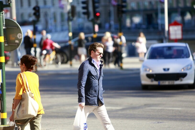 Chris O’Neill i Stockholmsvimlet. Chris O’Neill i Stockholm