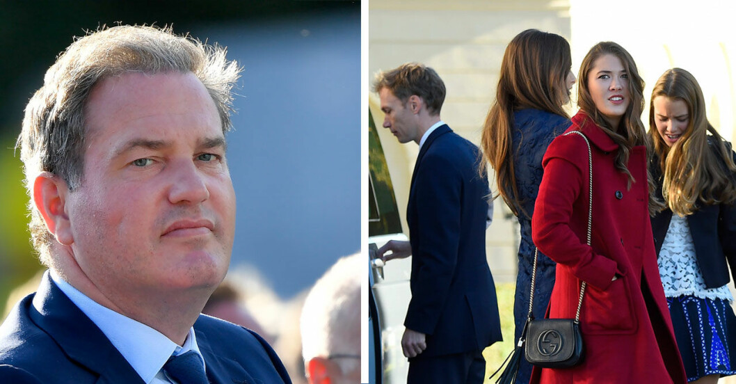 Celina var på plats vid prins Nicholas dop. Celina var på plats vid prins Nicholas dop.