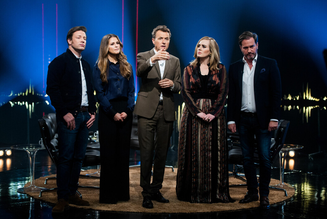 År 2015 valde Madeleine och Chris att oväntat nog gästa Skavlan. Prinsessan Madeleine och Chris O'Neill gästar Skavlan