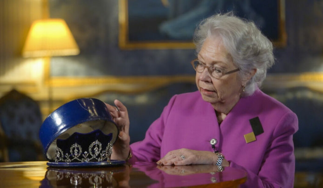 Christina med Sibyllas diadem. Prinsessan Christina