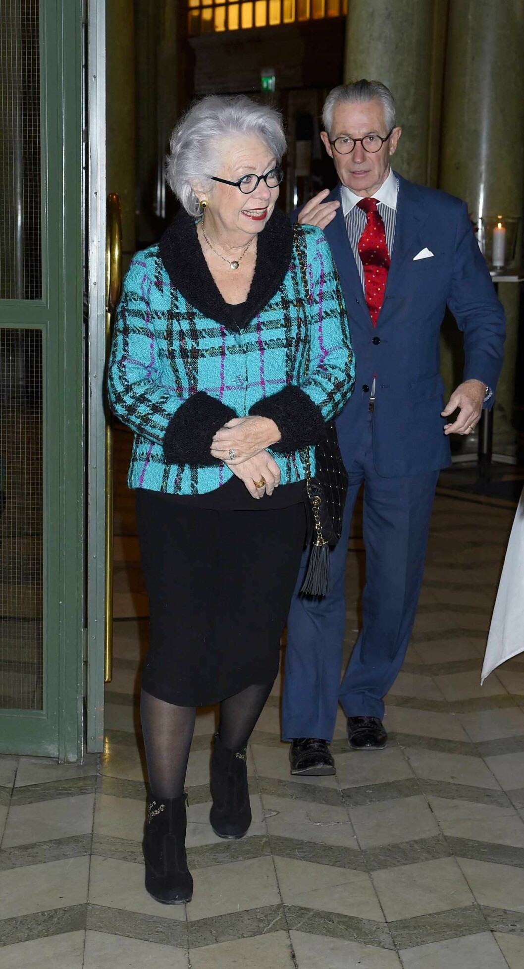 Prinsessan Christina var den enda Hagasessan på plats. 