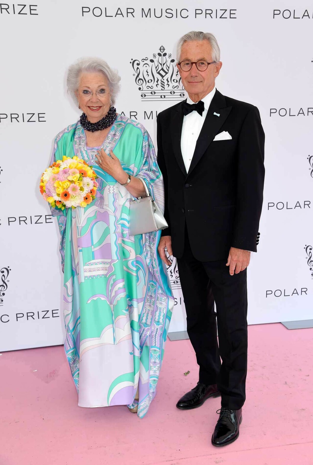 Prinsessan Christina i kaftan från Pucci. Prinsessan Christina i kaftan från Pucci.