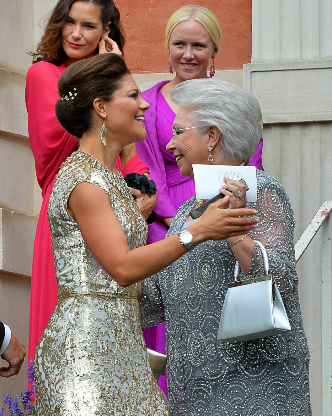 Kronprinsessan Victoria och hennes faster prinsessan Christina.