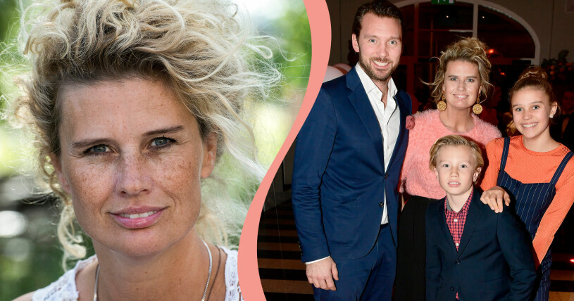 En yngre version av Ida-Lova på röda mattan tillsammans med mamma Christine Meltzer, pappa Niclas Lind och lillebror Ville.