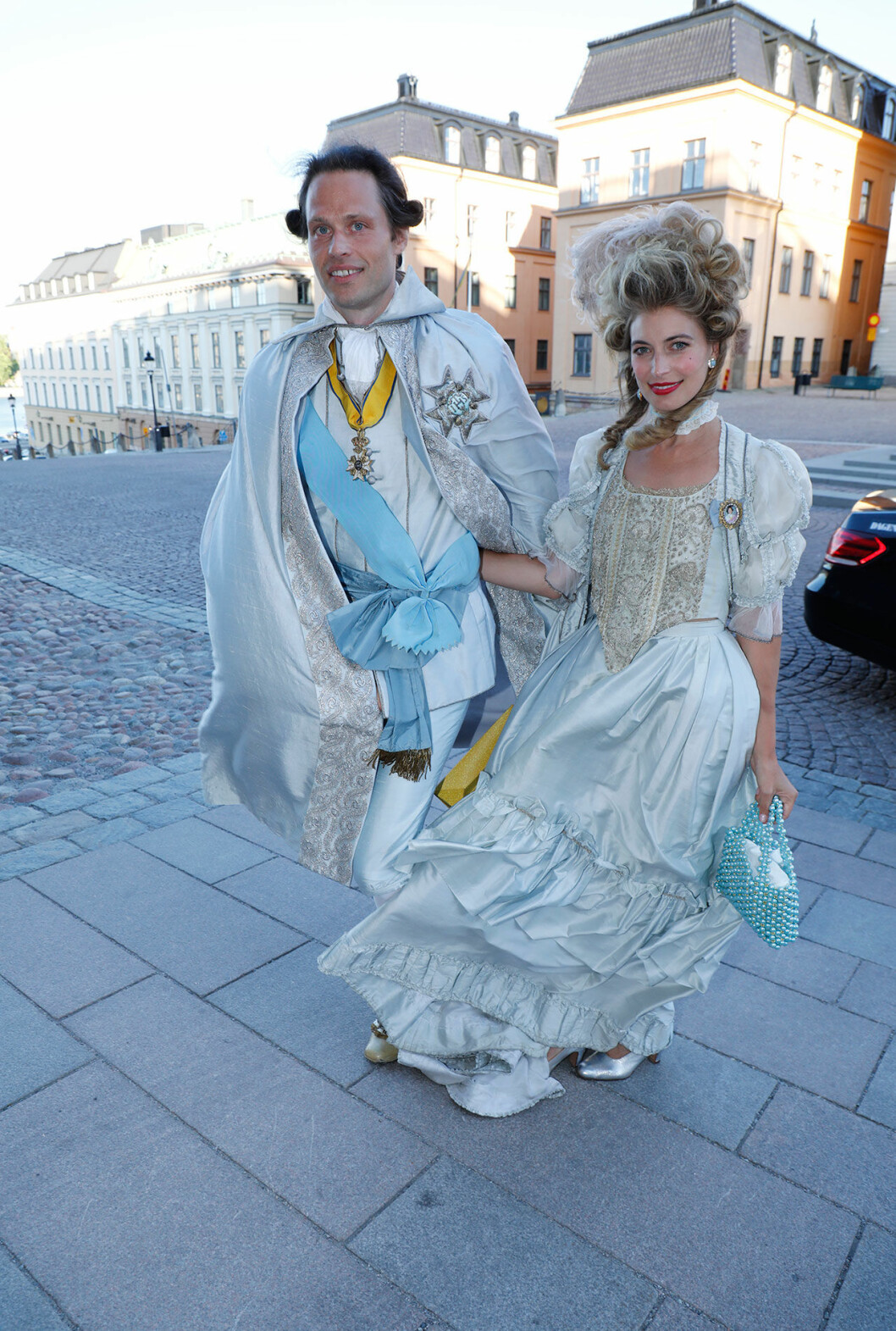 Drottning Silvias gudson Fredrik von der Esch och skådespelerskan Cissi Forss.