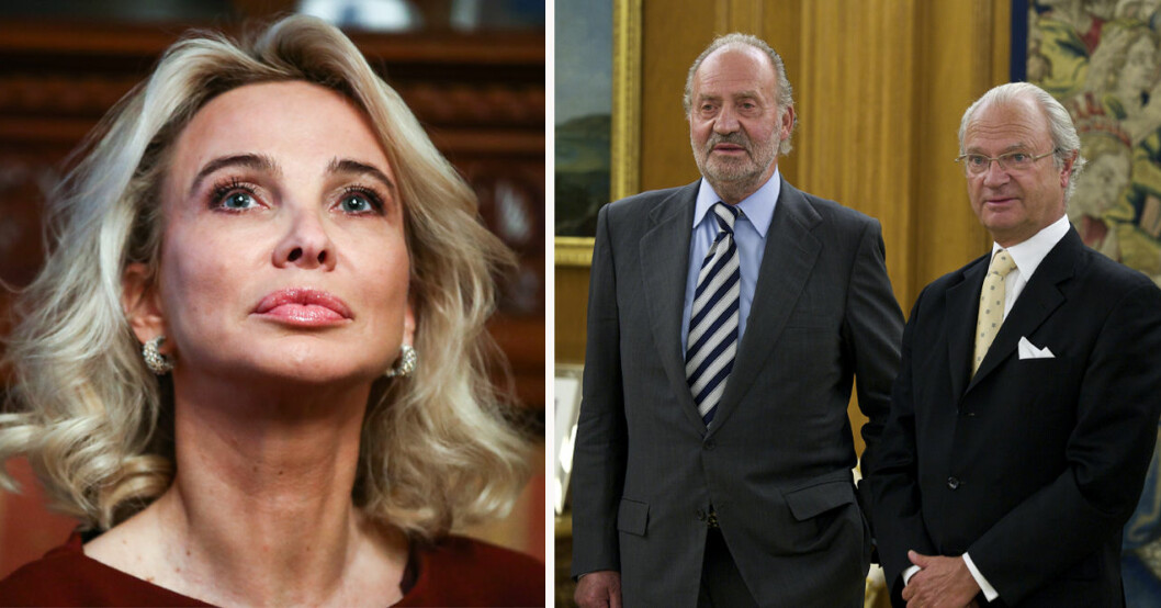 Corinna Zu Sayn Wittgenstein, exkungen Juan Carlos och kung Carl Gustaf