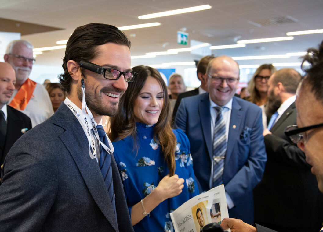 Prinsparet välkomnas till Dysleximässan i Karlstad. Prinsparet välkomnas till Dysleximässan i Karlstad.