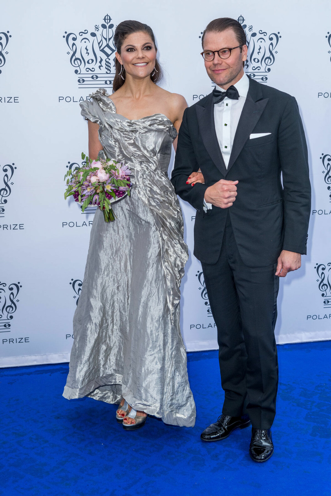 Kronprinsessan Victoria och prins Daniel på Polar Music Prize 2017.
