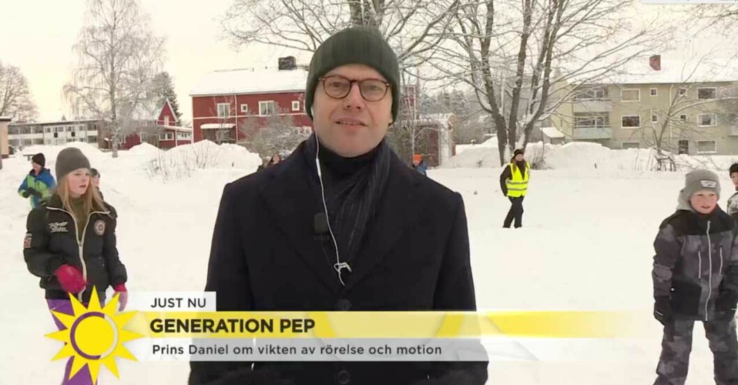 Prins Daniel blev intervjuad under en intervju i TV4. prins daniel tv4