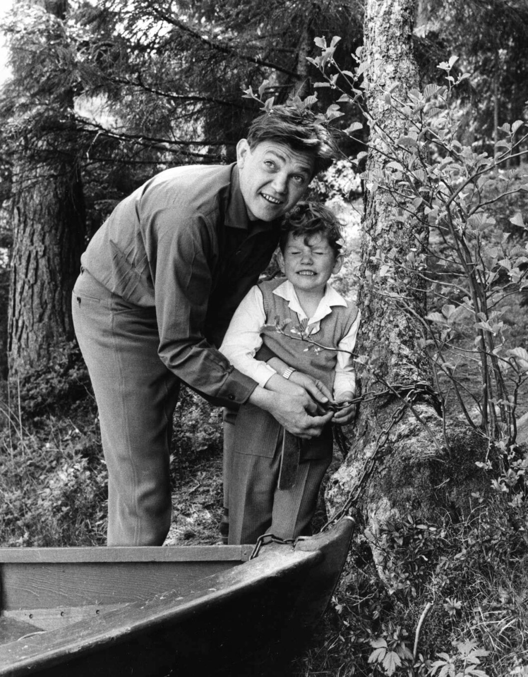 Dan Ekborg tillsammans med sin pappa, Lars Ekborg. Dan Ekborg tillsammans med sin pappa, Lars Ekborg.