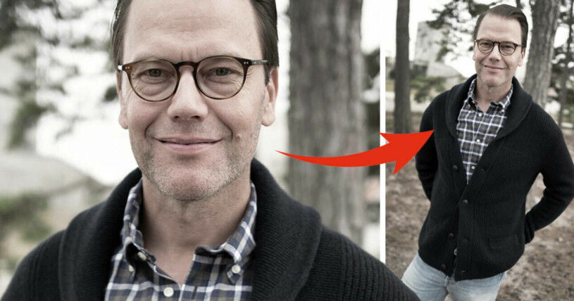 Prins Daniel, 48 år i onsdags. Här på Furillen i jeans och tredagagarsstubb. Prins Daniel