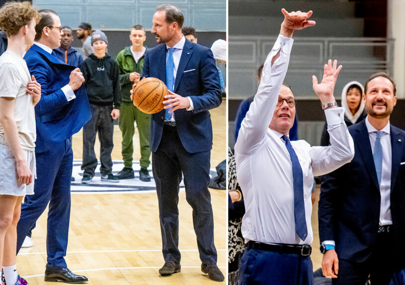 Jubel när prins Daniel tog av sig kavajen! Prins Daniel tar av sig kavajen