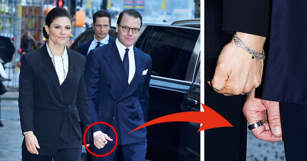 Prins Daniel med sin nya ring. Kronprinsessan Victoria Prins Daniel ny ring Oura smartring