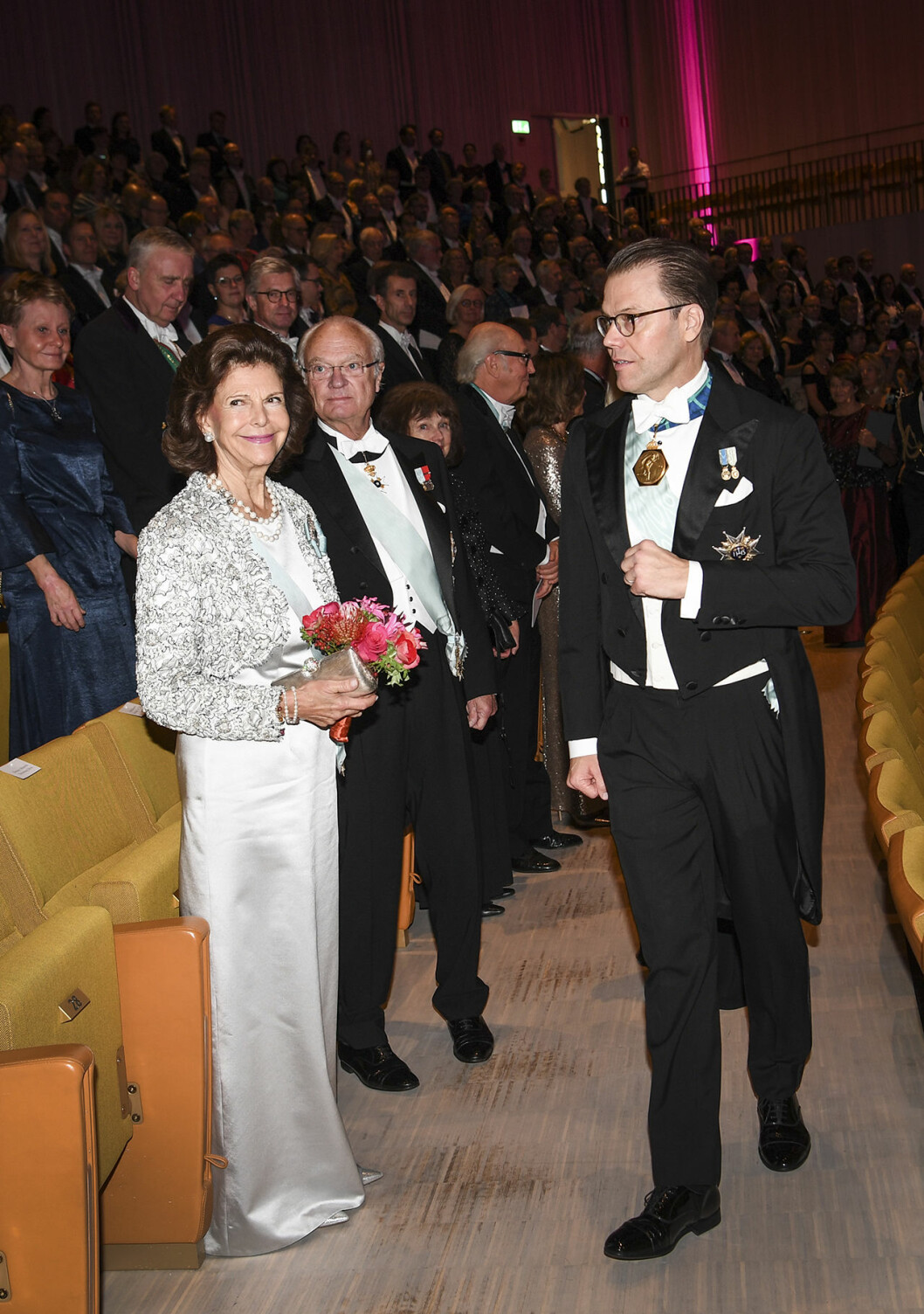 Kungaparet och prins Daniel deltog i Kungliga Ingenjörsvetenskapsakademiens högtidssammankomst förra veckan. Prins Daniel