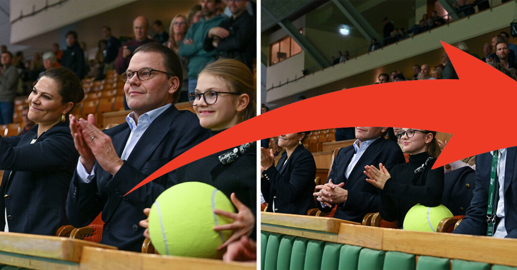 Hemliga mannen bredvid Victoria träder fram – väcker uppmärksamhet