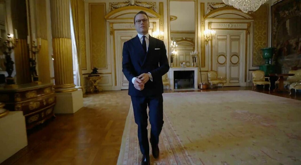 På söndag berättar prins Daniel i SVT om livet efter njurtransplantationen. Prins Daniel i Prins Bertils våning på Stockholms slott.