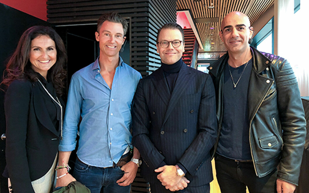 Prinsen tillsammans med Gunilla von Platen, Jonas Nordlander och Saeid Esmaeilzadeh. Prinsen tillsammans med Gunilla von Platen, Jonas Nordlander och Saeid Esmaeilzadeh.