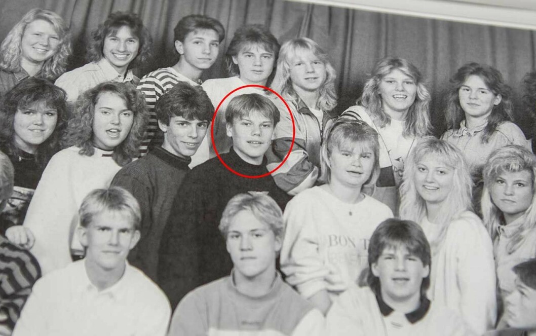 Victorias egen Prince Charming i 1989 års version. Daniel Westlings skolfoto från klass So1a på Hammargymnasiet i Sandviken.