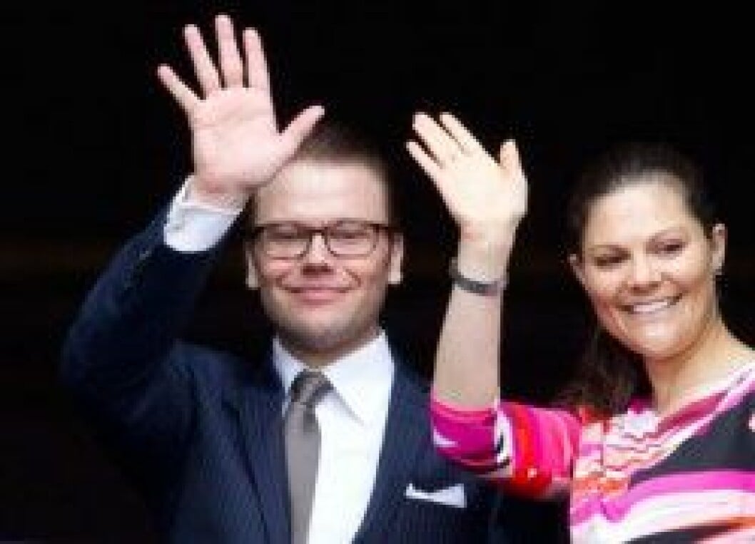 Här kan ni se kronprinsessan Victoria och Daniel Westling. Här kan ni se kronprinsessan Victoria och Daniel Westling.