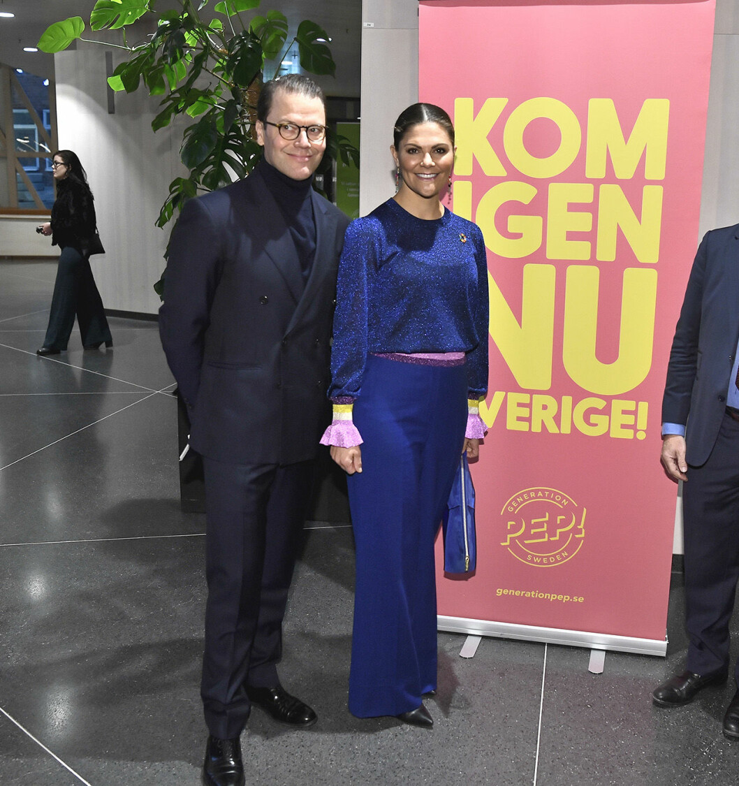 Kronprinsessan Victoria och prins Daniel anlände till Pep Forum. Kronprinsessan Victoria och prins Daniel anlände till Pep Forum.