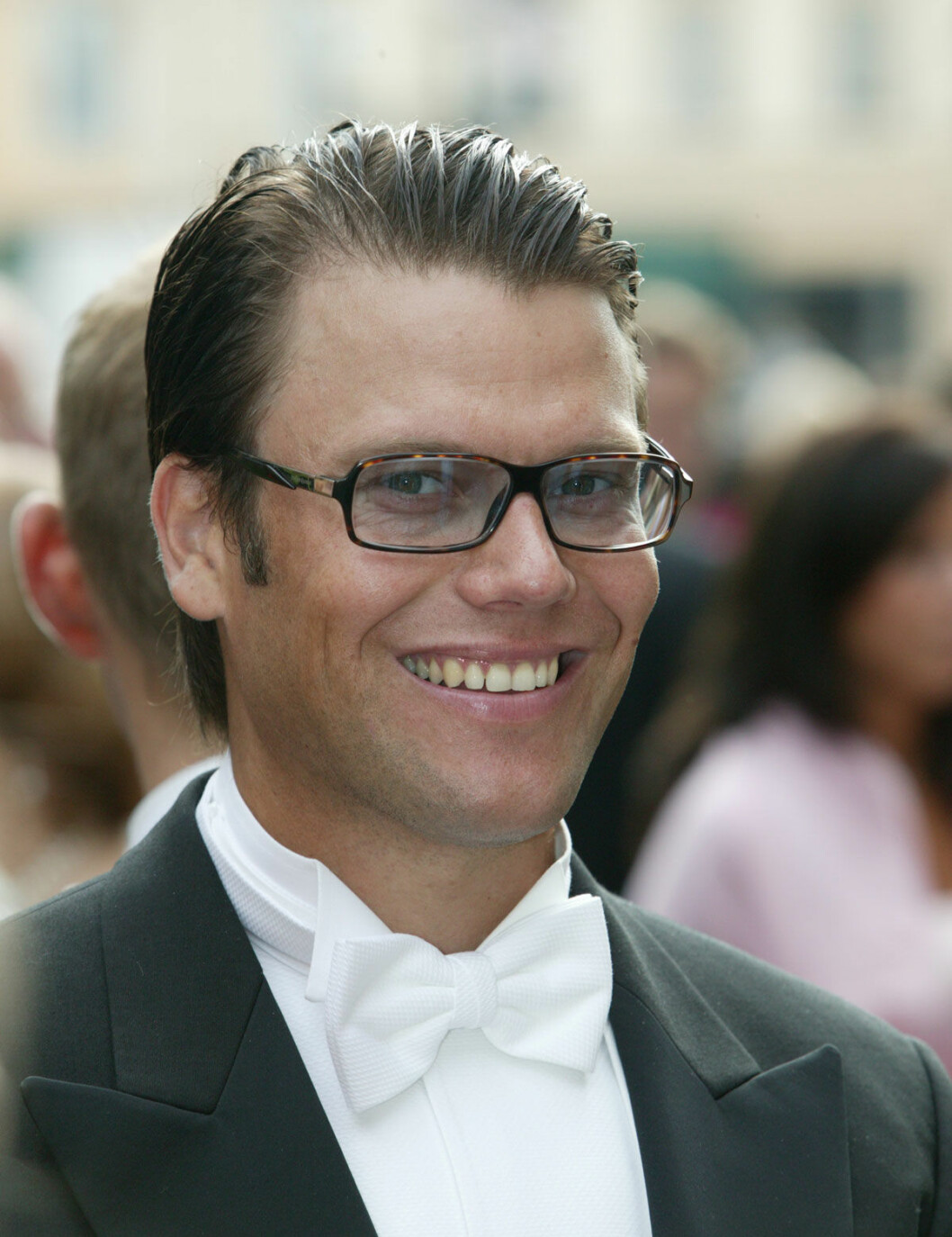 Daniel hade ett stort leende på läpparna under hela kvällen. Daniel.