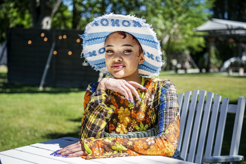 Daniela Rathana under pressträff av Så mycket bättre. Daniela Rathana i Så mycket bättre