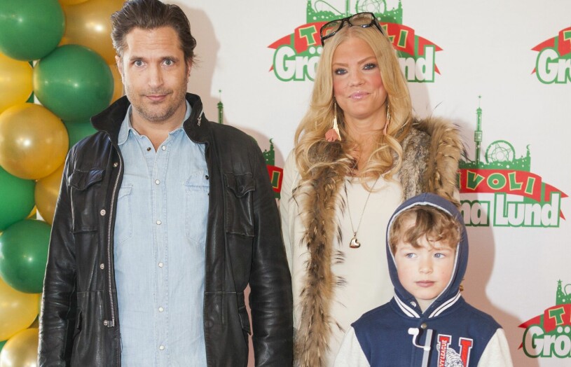 Daniel Collert med Josefin Davidson och deras son, Jack, år 2014. Daniel Collert och Josefin Davidson